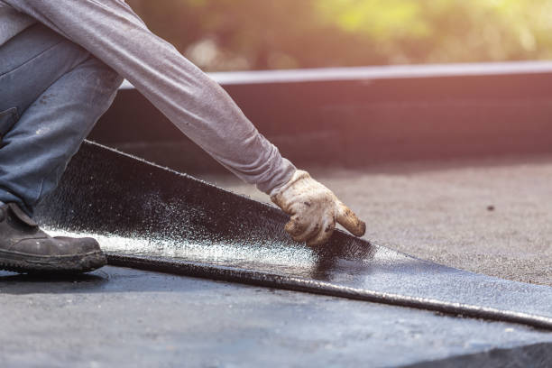 Professional Basement Waterproofing technician working in Colgate, WI